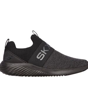 Skechers Men's Black Slip-On Sneakers